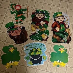 Vintage St Patrick’s Day diecuts
